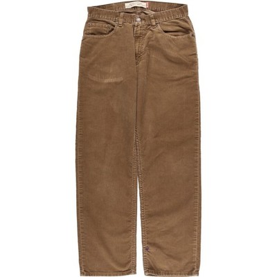 Used Levi's Relaxed Straight Coupe Relax A Jambe Droite Corduroy Pants Men's...