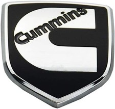 1Pcs Compatible with Head Front Cummin Emblem 3D Badge Nameplate Replacement for