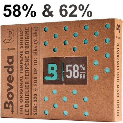 Boveda Humidity Pack 320 Gram Pack 2-Way Humidity Control Humidor Packs 58  / 62