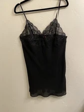 Josie by Natori Women’s Size Large Black Lace Accent Slip