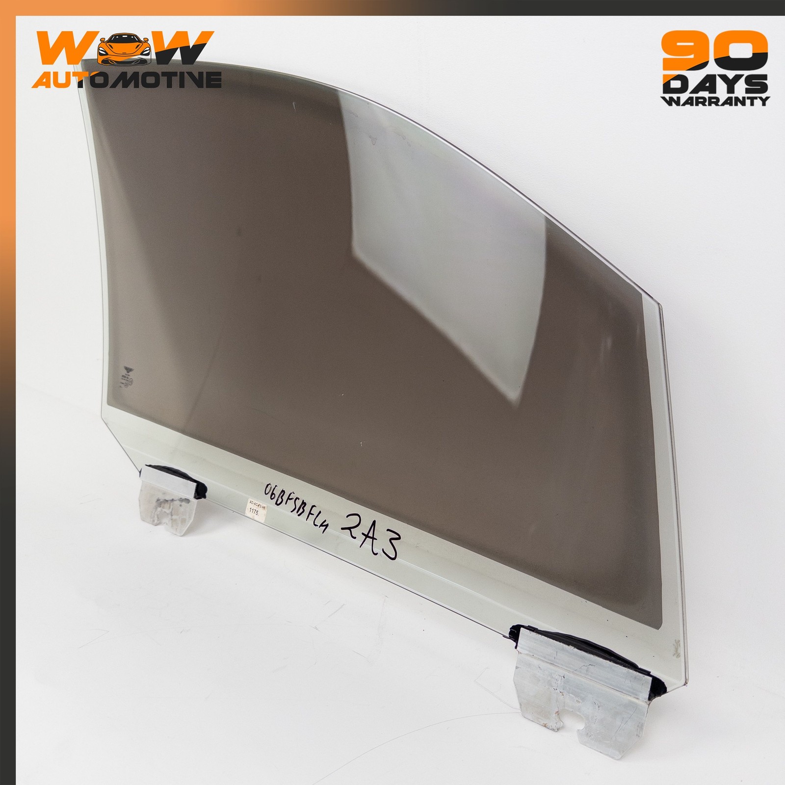 06-13 BENTLEY CONTINENTAL FLYING SPUR FRONT LEFT DOOR WINDOW AUTO GLASS OEM