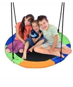 40Inch Saucer Tree Swing for Kids/Adults, 700Lb Outdoor Waterproof Net Swing