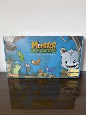 Logic Roots Monster Socke Factory Brettspiel VERSIEGELT Mathematik Multiplikation Division