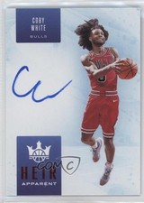 2019-20 Panini Court Kings Heir Apparent Ruby 71/99 Coby White #HA-CWH Auto wy4