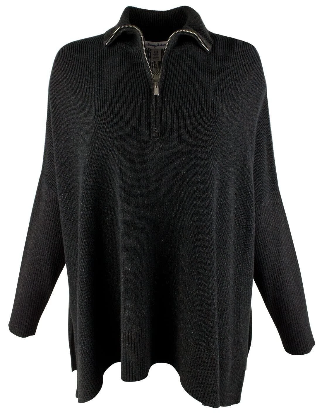 womens Shimmer Bonita Poncho Sweater