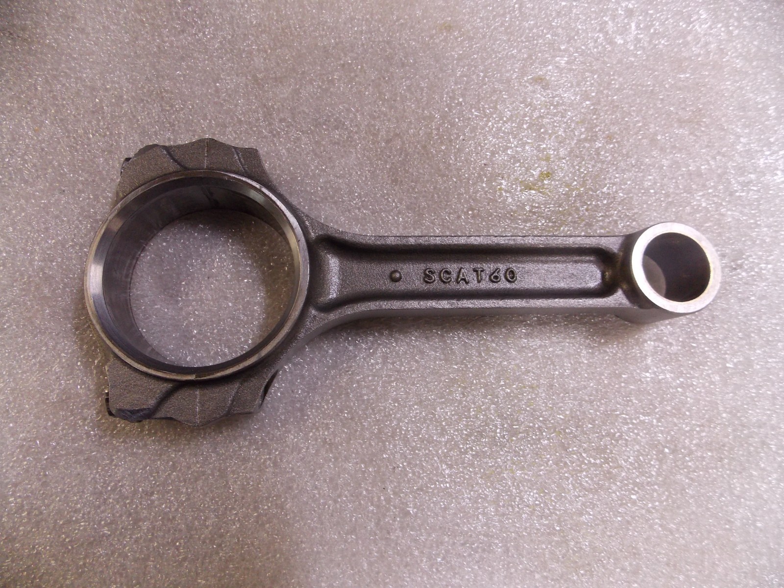 Scat 4340 I-Beam 6.0" SB Chev Connecting Rod, 7/16" ARP Bolt, 595g., 2.100 J.