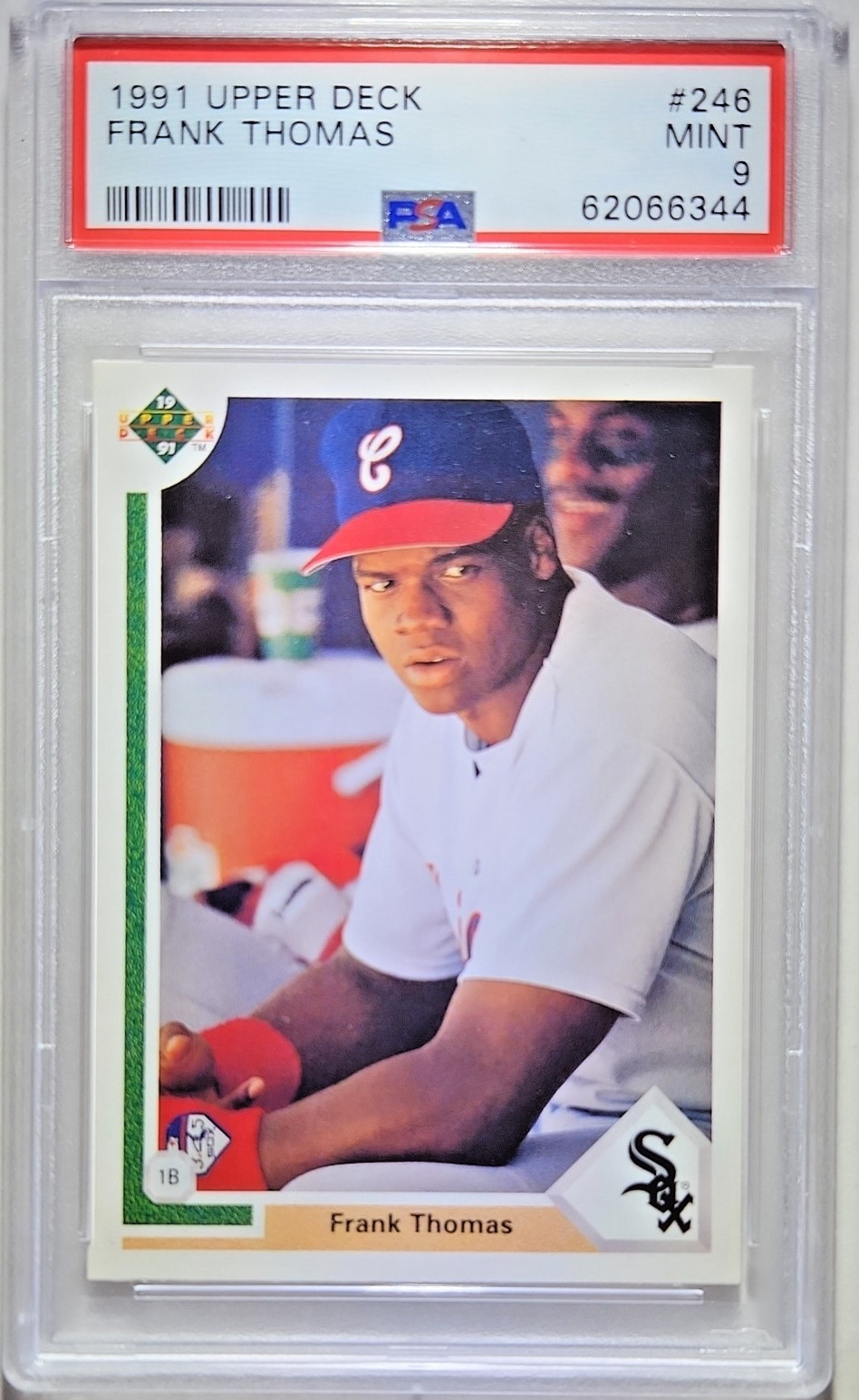 1991 Upper Deck - Frank Thomas #246 White Sox Rookie PSA 9 Mint
