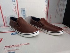 Nautica Kid's SlipOn Casual Shoe Sneaker-Youth Akeley Brown size 5 - 46