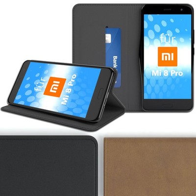 EAZY CASE für Xiaomi Mi 8 Pro Tasche Handytasche Vintage Schutzhülle Soft Cover