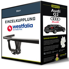 Starre Anhängerkupplung für AUDI Q2 06.2016-jetzt Typ GAB / GAG Westfalia NEU