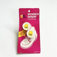 Vintage 70s Baby Shoelace Keepers The First Years Teddy Bears NEW Deadstock