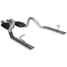 Flowmaster American Thunder 2.5 Cat-back Exhaust Kit Mustang 5.0l 86-93 W S...