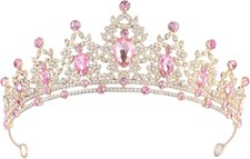 Crystal Crown and Tiara For Women - Rhinestone Headband Princess...