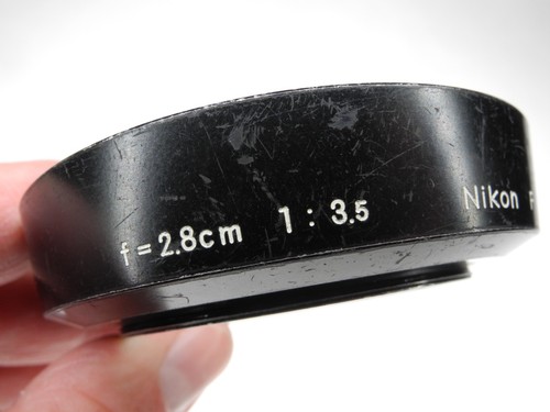 Nikon F 52mm Camera Lens Hood For 2.8cm 28mm f/3.5 / 28mm f/2.8 / 35-70mm (HN-2)