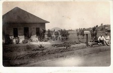 1912 Escondido California F Rechnitzer Residence RPPC Photo Postcard COPY