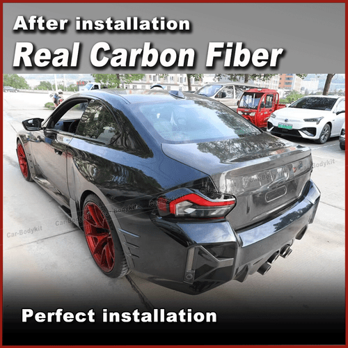 Carbon Heckklappe Kofferraum Deckel Spoiler Passt für BMW G87 M2 Coupe 2023-2024 - Picture 5 of 12