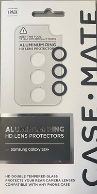 Case-Mate Samsung Galaxy S24 Plus Camera Lens Protector - Easy Install - ''NEW''