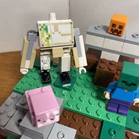 🔥LEGO Minecraft 21123 THE IRON GOLEM  & 21153 The Wool Farm