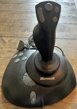 Microsoft Sidewinder 3D Pro Plus Flight Stick Joystick PC Controller USB