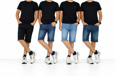 Men's Regular Fit Denim Jean Shorts Size 28-38 Kno Betta All Sizes US