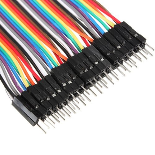 40pcs 10cm 2.54mm Male to Male Color Jumper Wires Cables Compatible for - 第 2/2 張圖片
