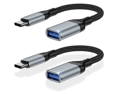 USB C to USB Adapter, [Pack of 2] OTG Adapter USBC, Type C to USB3.0 OTG Cable