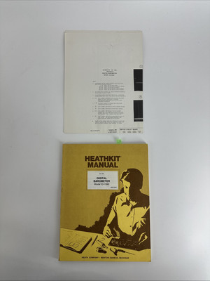 RARE Vintage Original Heathkit Manual ID-1990 for Digital Barometer