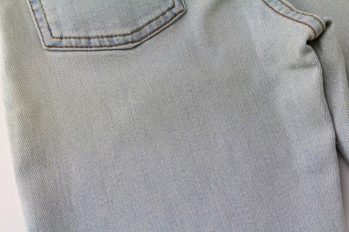 Pantalones de mezclilla para mujer ACNE STUDIOS Climb LT W24/L32 ajustados de algodón elásticos desteñidos azules * - Imagen 8 de 9