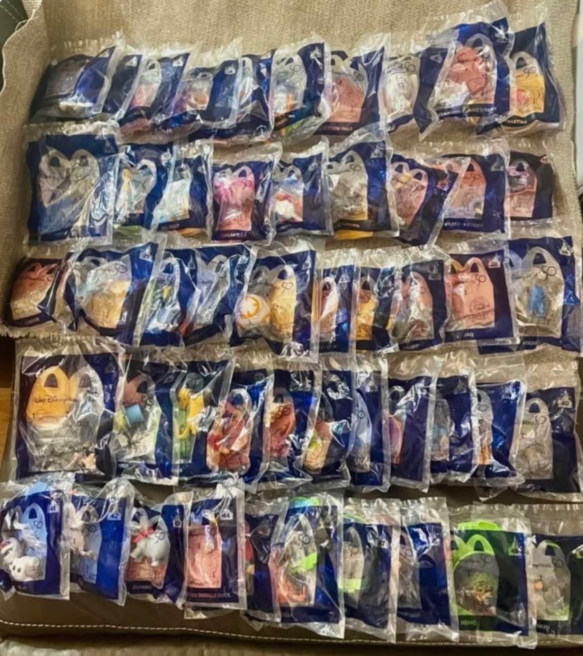 Walt Disney 2021 50th Anniversary McDonalds happy meal toys Complete Set Of 50