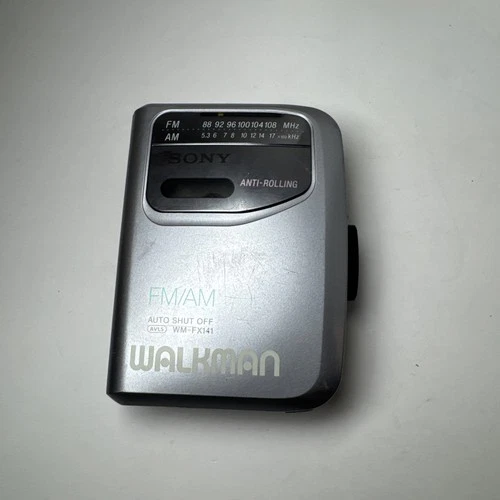 Vintage Sony Walkman AM/FM Radio Cassette Player WM-FX141 Tested Working
