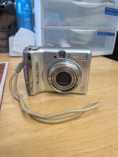 Canon PowerShot A560 7.1MP 4x Zoom Digital Camera Silver w/ 2GB SD Card & Case