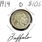 1914-d Buffalo Nickel - better date [036LAj]