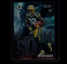 2025 Panini Absolute - By Storm Matthew Golden #11 (RC)