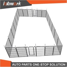 Labwork 24 Panels 26"x32" Dog Playpen Crate Fence Pet PlayPen Exercise Cage