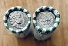 2026  P  Emerging Liberty” Dimes –(2) Loomis Bank Wrapped Rolls (1776–2026) – BU