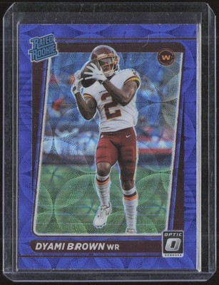 Dyami Brown #223 Blue Scope Rookie RC 2021 Donruss Optic *HOT*