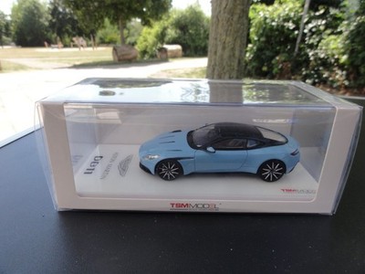 TSM MODEL ASTON MARTIN DB 11 FROSTED GLASS BLUE   1:43
