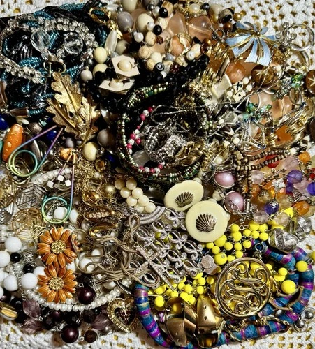 “Not-So Mystery” Lot 50+ Piece Costume Jewelry Vintage To Now-Get It All HUGE!