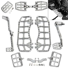 Foot Peg Shifter Pegs Lever Footboard For Harley Touring Street Road King Glide