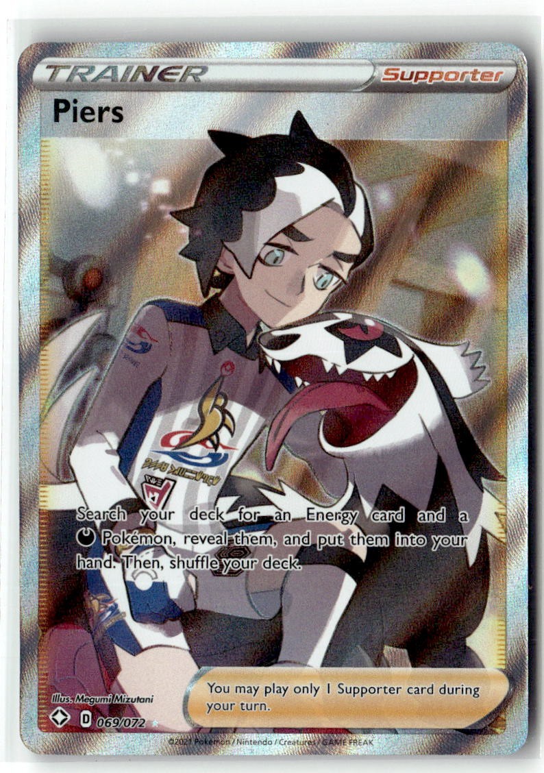 Piers (Full Art) Holo Ultra Rare Shining Fates 069/072 NM