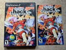 .hack MUTATION (Sony PlayStation 2, 2003) PS2 CIB Complete W/ Reg & DVD Tested