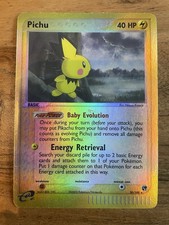 Pokémon TCG - Pichu - 20/100 - Rare Reverse Holo - Ex Sandstorm