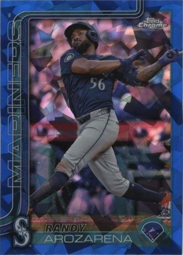 ランディ アロザレーナ マリナーズ ボブルヘッド 2025 Randy I88S Randy Arozarena 2025 Bowman Chrome #35 Blue Wave #/150 Seattle