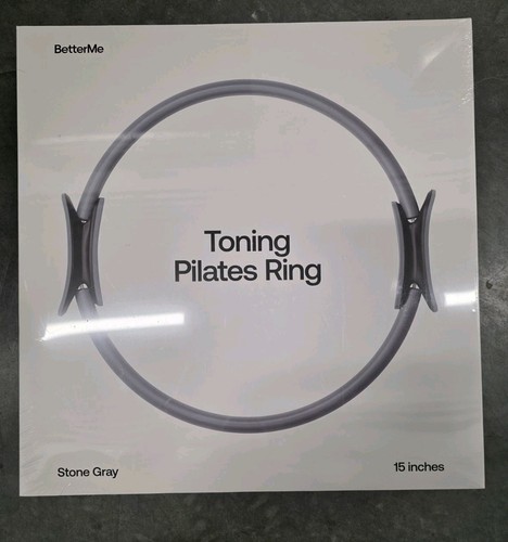 BetterMe Toning Pilates Ring Gray Sealed Box 15 Inches