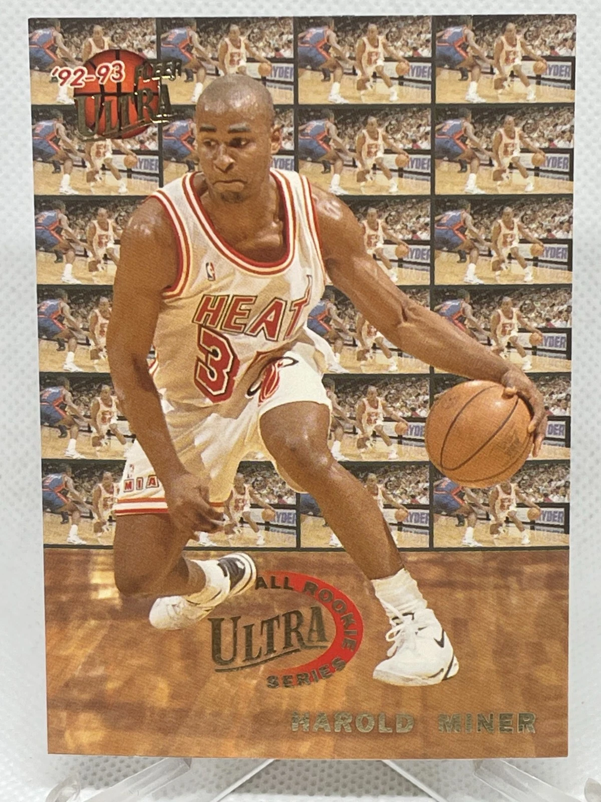 Harold Miner trading card