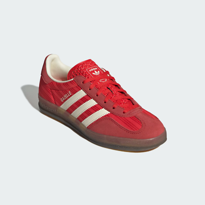 adidas GAZZELE INDOOR 23.5cmスカーレット レッド 赤 adidas Gazelle Indoor Trainers in Red Shoes | eBay