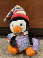 Russ Berrie Shining Stars Penguin Brand New With Sealed Code.* SMOKE FREE HOME *
