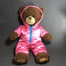 Build A Bear Harry Potter Bear with One Piece Hooded BAB Jumpsuit Excellent 18"