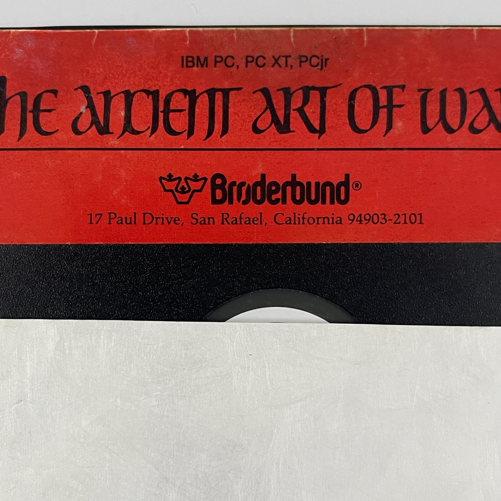 The Ancient Art of War Video Game IBM PC VTG 1984 5.25” Disk Broderbund