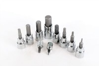 "Saltus Stecknuss-Set 10 Tlg 1/2\" 3/4\" 1/4\" SteckschlüSsel Nuss Bit Torx Vierkant"